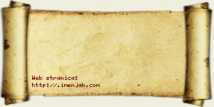 Andrija Jaglikić vizit kartica